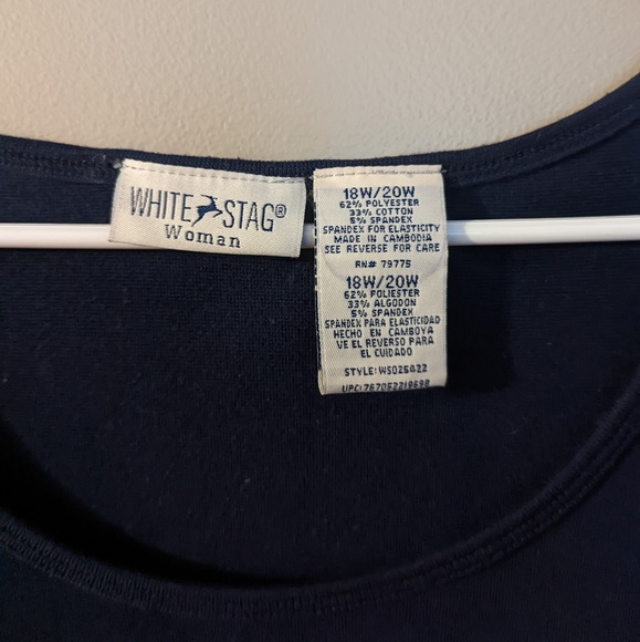 White Stag Navy T-Shirt Dress - Picture 2 of 2